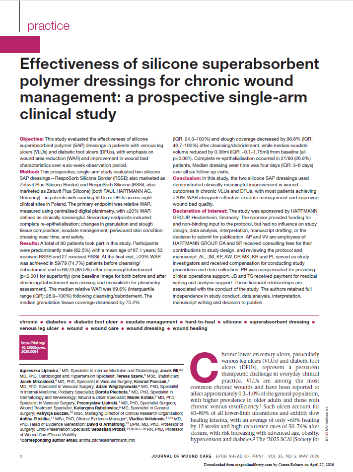 Clinical papers for RespoSorb