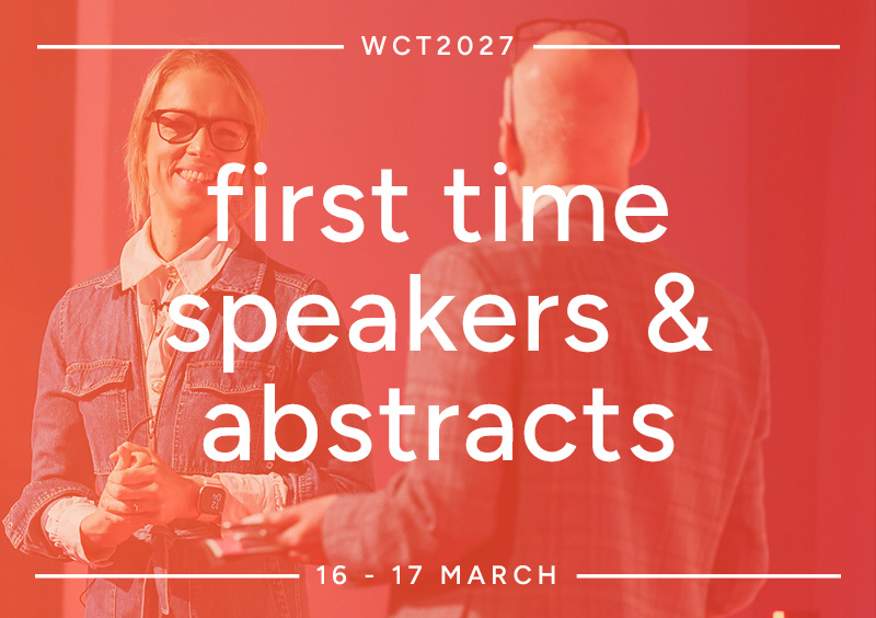 First time speakers & Abstracts